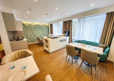 Фито и снэк бар на клубном этаже в санатории «Родник» в г. Кисловодске - фотография