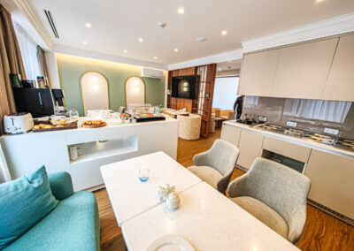 Фито и снэк бар на клубном этаже в санатории «Родник» в г. Кисловодске - фотография