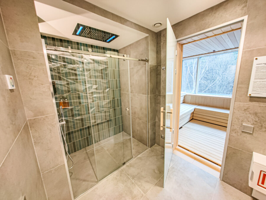 Сауна на клубном этаже в санатории «Родник» в г. Кисловодске - фотография