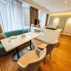 Фито и снэк бар на клубном этаже в санатории «Родник» в г. Кисловодске - фотография