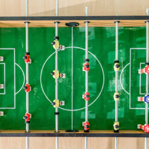 Настольный футбол в детской комнате в санатории «Родник» в Кисловодске - фотография