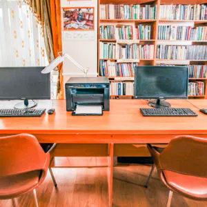 Библиотека в санатории «Родник» в Кисловодске - фотография